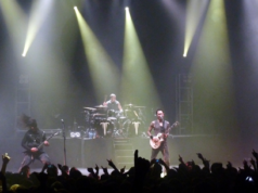Trivium on stage at Defenders Of The Faith III at Brixton Academy