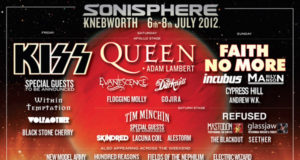 2nd Sonisphere Knebworth 2012 Lineup Poster