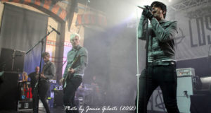 Lostprophets on stage at the Cambridge Corn Exchange May 2012