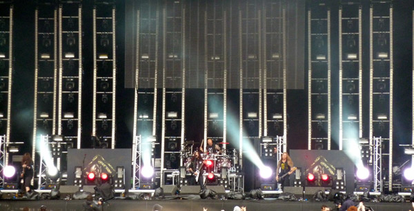 Machine Head on stage at Download Festival 2012