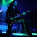 Thomas Youngblood of Kamelot on stage at London's Kentish Town Forum November 2012 (2)