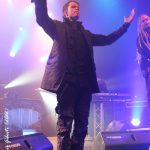 Tommy Karevik of Kamelot on stage at London's Kentish Town Forum November 2012 (3)
