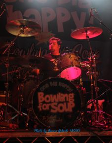 Gary Wiseman from Bowling For Soup on stage at Cambridge Junction, October 2012 (second photo)