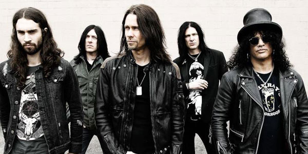 Slash with Myles Kennedy and The Conspirators band photo