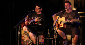Bowling For Soup Acoustic 2013 on stage at Union Chapel, London