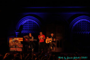 Patent Pending on stage at London's Union Chapel, October 2013