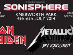 Sonisphere Knebworth 2014 Metallica and Iron Maiden header image