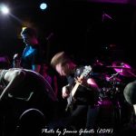Rise To Remain headbanging on stage at The Borderline, London, Feb 2014