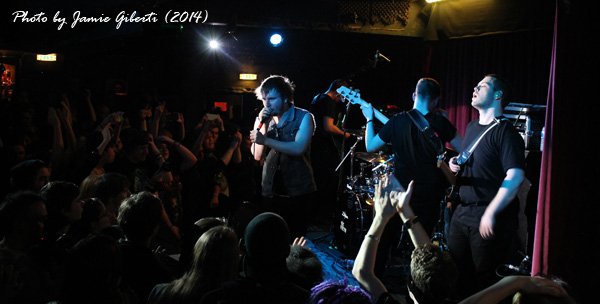 Rise To Remain on stage at The Borderline, Tottenham Court Road, London, Feb 2014