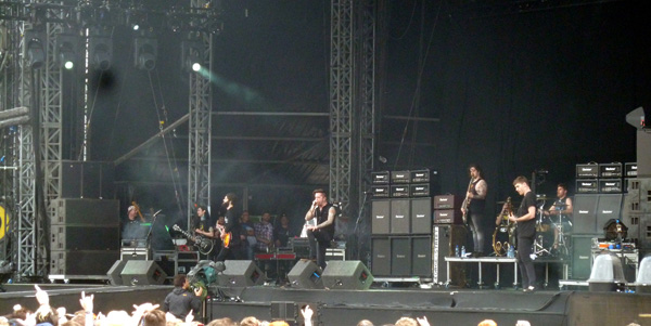 Bury Tomorrow on stage at Download Festival 2014