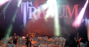 Trivium performing at Download Festival 2014
