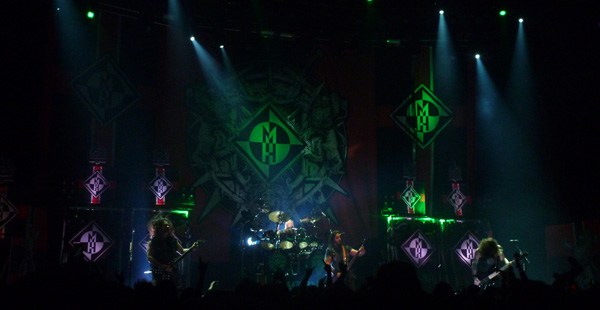 Machine Head on stage at tje Camden Town Roundhouse December 2014