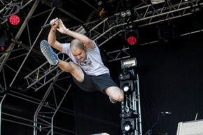 Hacktivist on stage at Hevy Fest 2015
