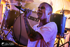 Letlive on stage at The Dome Tufnell Park 22nd April 2015