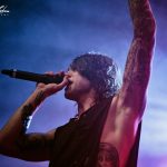 Blessthefall on stage at Impericon Festival 2016 3rd May 2016