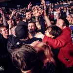 Despised Icon on stage at Impericon Festival 2016 3rd May 2016