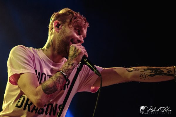 The Used on stage at o2 Forum London on 15th February 2015