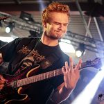 Harbinger on stage at UK Tech-Metal Fest 2016 8th July 2016