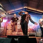Make Me A Donut on stage at UK Tech-Metal Fest 2016 8th July 2016