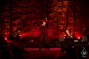 Disturbed on stage at Manchester Arena 16th January 2017