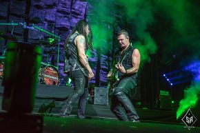 Disturbed on stage at Manchester Arena 16th January 2017