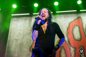 Korn on stage at Manchester Arena 12th December 2016
