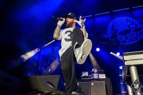 Limp Bizkit on stage at Manchester Arena 12th December 2016