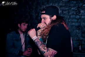 Snakes on stage at The Black Heart London 18th January 2017
