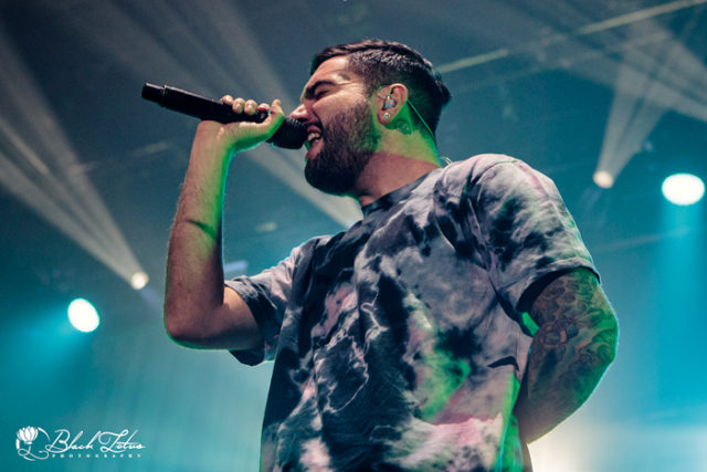 A Day To Remember on stage at Wembley Arena London 27th January 2016