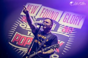 New Found Glory on stage at Wembley Arena London 27th January 2016