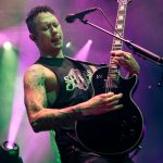 Trivium on stage at Roundhouse London 17th February 2017