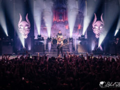 Trivium on stage at Roundhouse London 17th February 2017