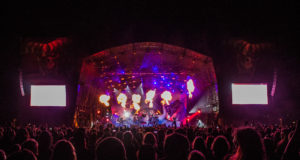 Amon Amarth full stage view on the opening night of Bloodstock Open Air Festival 2017