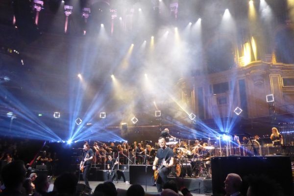 Alter Bridge on stage at The Royal Albert Hall, 3rd October