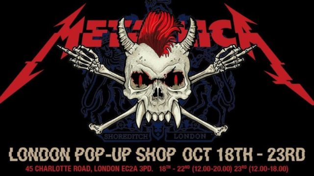 Metallica London Pop-Up Shop Graphic