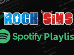 Rock Sins Spotify Playlist Header Image