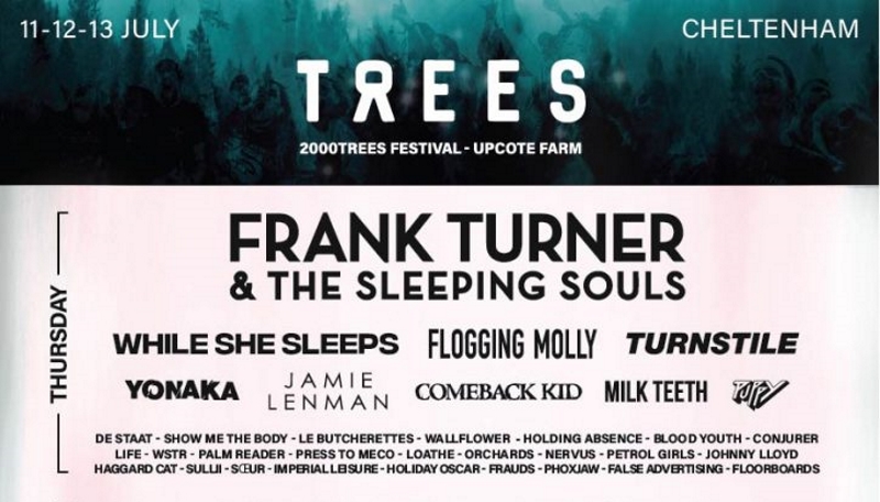 2000 Trees Poster 2019 - Lineup Header Image