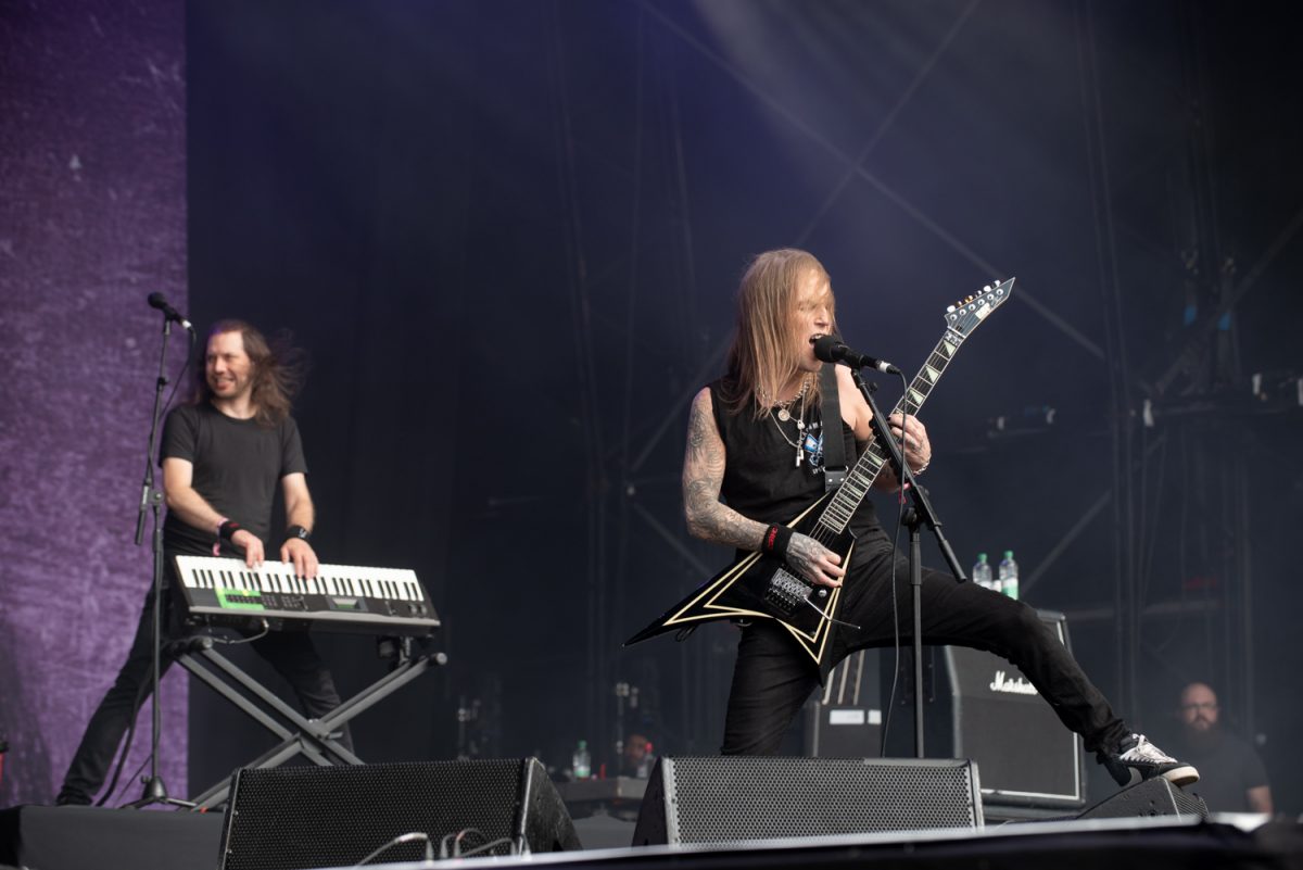 Children Of Bodom on stage at Bloodstock Open Air Festival 2019