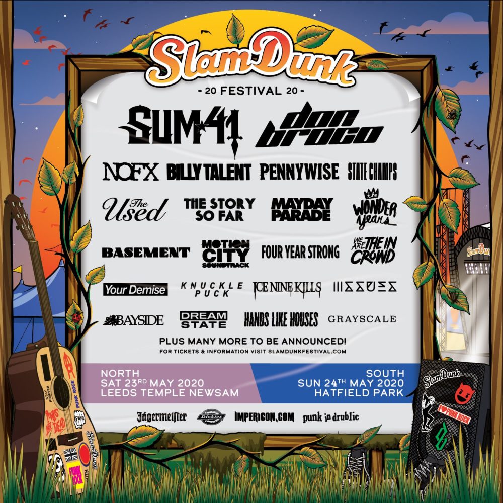 Slam Dunk Festival 2020 Second Line Up Poster