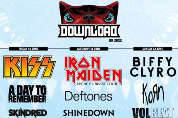 Download Festival 2022 Third Full Line Header