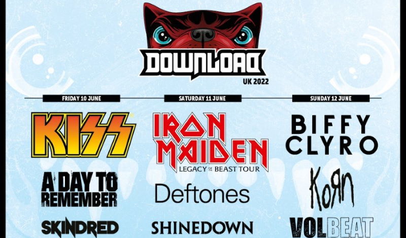 Download Festival 2022 Third Full Line Header