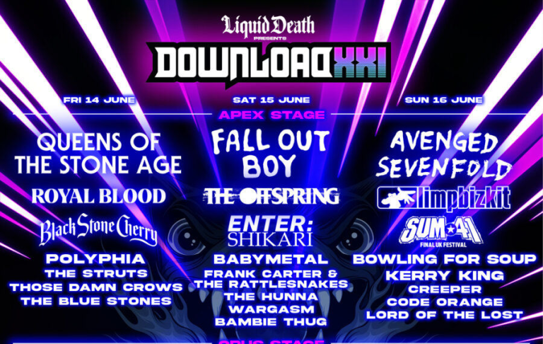 Download Festival 2024 Line Up Poster Final - Header