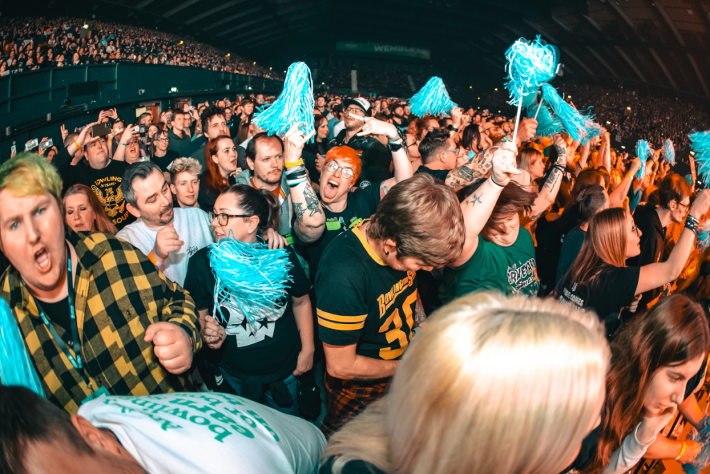 Bowling For Soup fans having the time of their lives at Wembley Arena, December 2025, by Amy Russell
